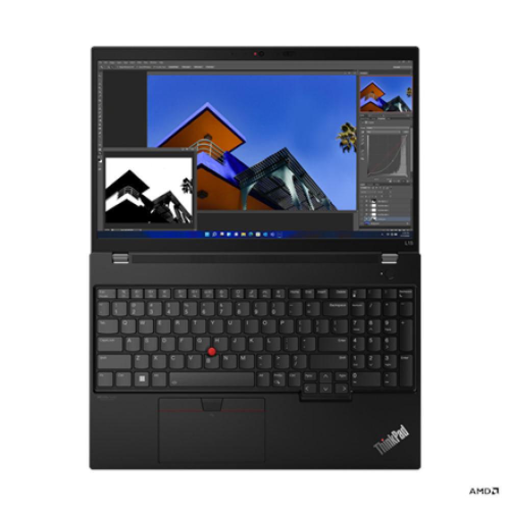 Lenovo ThinkPad L15 (Gen 3) Black, 15.6 , IPS, FHD, 1920x1080, Anti-glare, AMD Ryzen 5 PRO, 5675U, 8 GB, SO-DIMM DDR4-3200, SSD 256 GB, AMD Radeon Graphics, No Optical drive, Windows 11 Pro, 802.11ax, Bluetooth version 5.2, LTE Upgradable, Keyboard langua