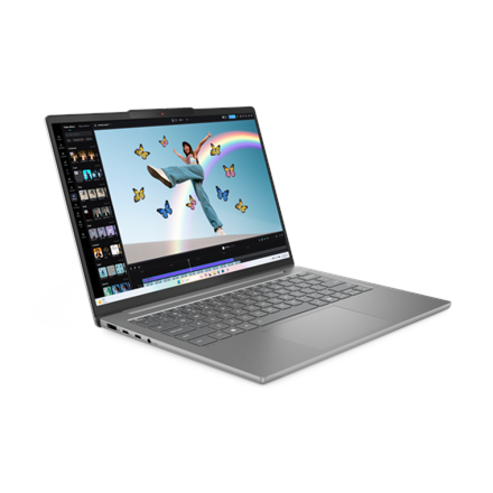 Lenovo IdeaPad Slim 5 14AHP10 , Luna Grey , 14 , OLED , WUXGA , 1920 x 1200 pixels , Glossy , AMD Ryzen 7 , 8845HS , 16 GB , SO-DIMM DDR5 , Solid-state drive capacity 1000 GB , AMD Radeon 780M Graphics , Windows 11 Home , 802.11be , Bluetooth version 5.4 
