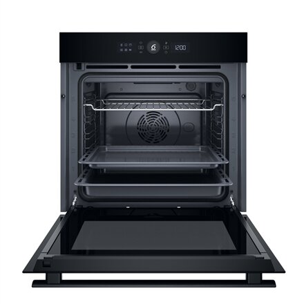 Whirlpool Oven , WOI4S8PM0SBA , 73 L , Electric , Pyrolytic/Hydrolytic , Electronic , Steam function , Convection , Height 59.7 cm , Width 59.5 cm , Black