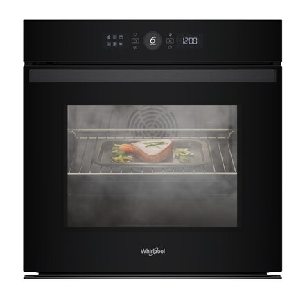 Whirlpool Oven , WOI4S8PM0SBA , 73 L , Electric , Pyrolytic/Hydrolytic , Electronic , Steam function , Convection , Height 59.7 cm , Width 59.5 cm , Black