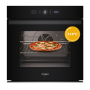 WOI4S8PM0SBA Whirlpool Oven , WOI4S8PM0SBA , 73 L , Electric , Pyrolysis/Hydrolytic , Electronic , Steam function , Height 59.7 cm , Width 59.5 cm , Black