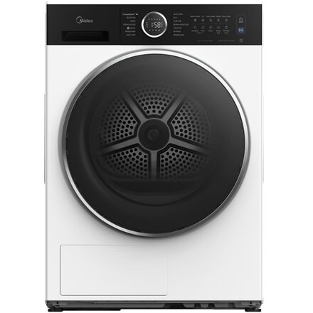 Midea Dryer Machine , MD205H80BW/W-BK , Energy efficiency class C , 8 kg , Depth 60 cm