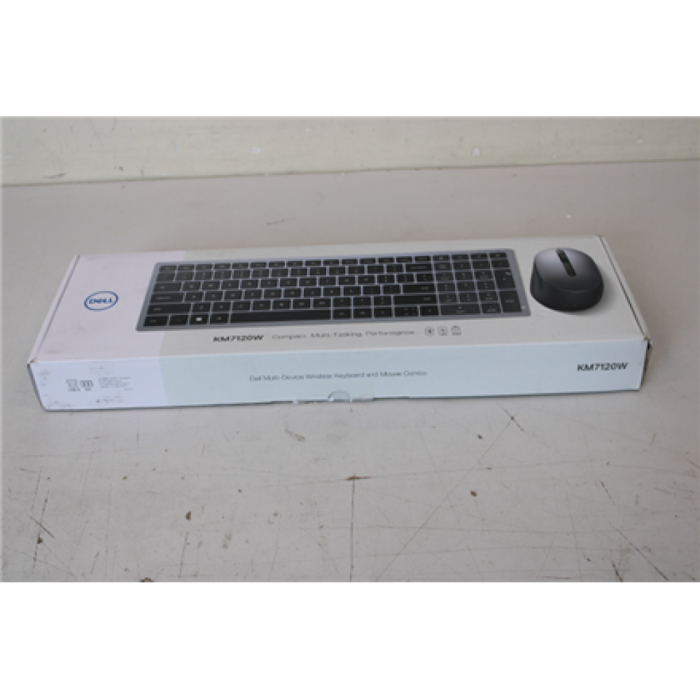 SALE OUT. Dell Keyboard and Mouse KM7120W Wireless US International, REFURBISHED , Dell Keyboard and Mouse , KM7120W , Keyboard and Mouse Set , Wireless , Batteries included , US , REFURBISHED , Bluetooth , Titan Gray , Numeric keypad , Wireless connectio