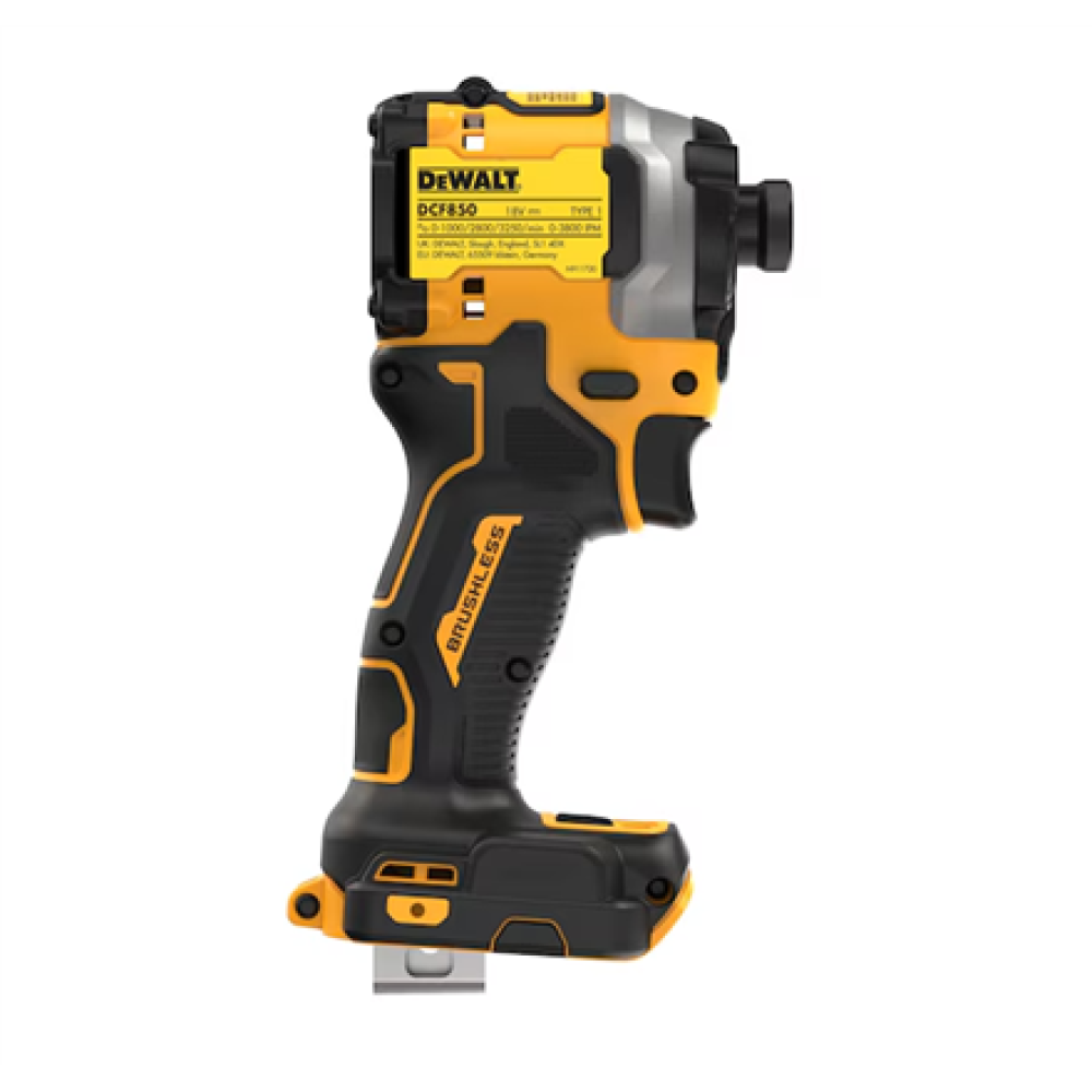 18V XR Brushless Compact Impact Driver - Bare Unit , DCF850N-XJ , 475 W