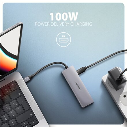 AXAGON USB-C 5Gbps 5in1 Hub , HMC-5H60