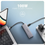 AXAGON USB-C 5Gbps 5in1 Hub , HMC-5H60