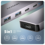 AXAGON USB-C 5Gbps 5in1 Hub , HMC-5H60