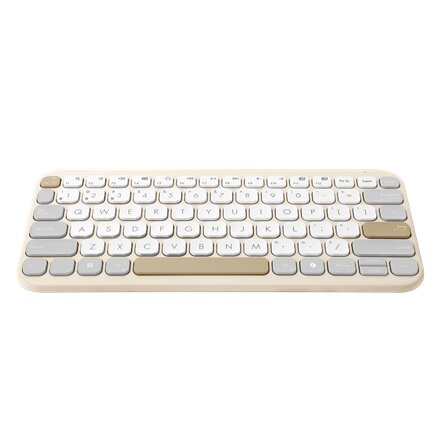 Asus Marshmallow KW100 , Keyboard , Wireless , US International , Oat Milk