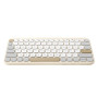 Asus Marshmallow KW100 , Keyboard , Wireless , US International , Oat Milk