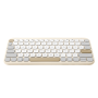 Asus Marshmallow KW100 , Keyboard , Wireless , US International , Oat Milk , Bluetooth