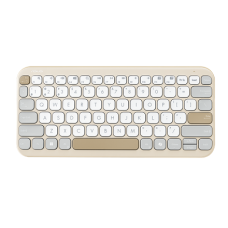 Asus Marshmallow KW100 , Keyboard , Wireless , US International , Oat Milk , Bluetooth