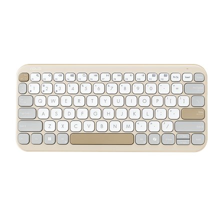 Asus Marshmallow KW100 , Keyboard , Wireless , US International , Oat Milk