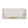 Asus Marshmallow KW100 , Keyboard , Wireless , US International , Oat Milk