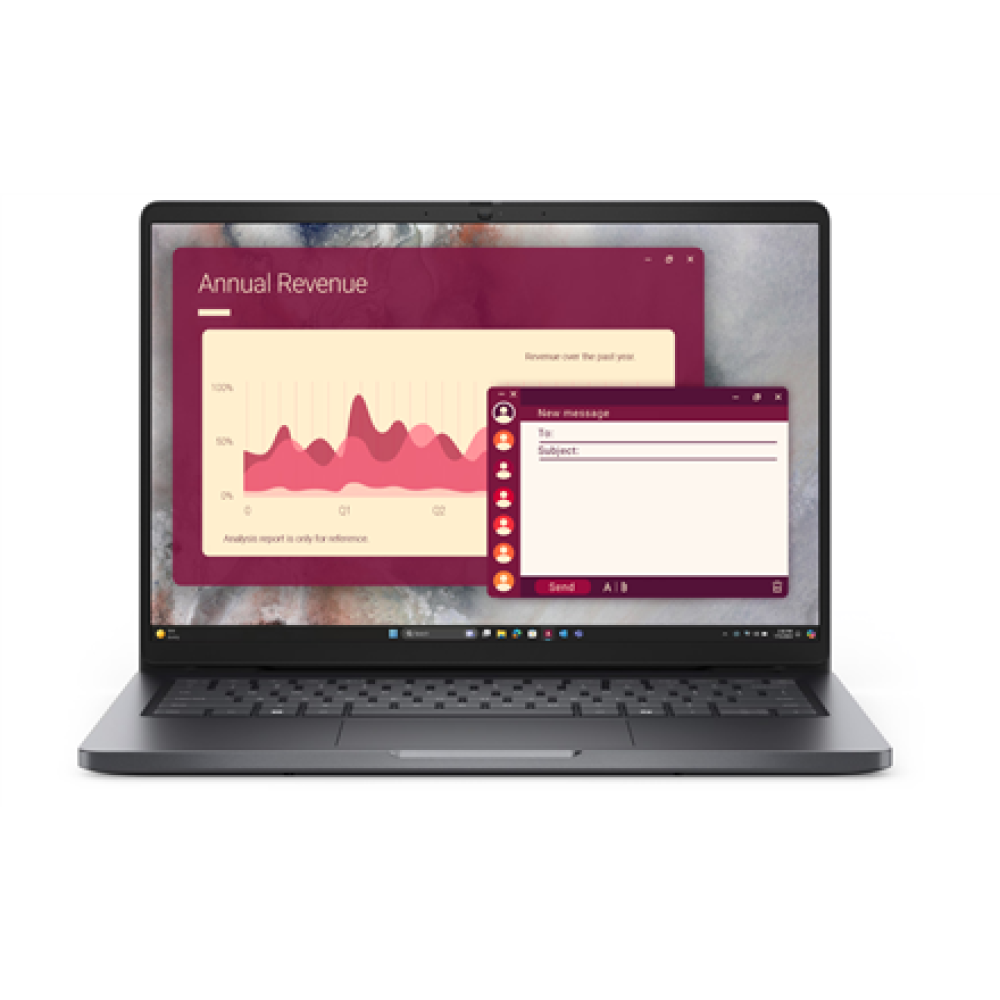 Dell Pro 14 PC14250 , Magnetite , 14 , FHD+ , Anti-glare , Intel Core 5 , 120U , 16 GB , DDR5 , Solid-state drive capacity 512 GB , Intel Graphics , Windows 11 Pro , 802.11ax , Bluetooth version 5.3 , Keyboard language English , Keyboard backlit , Warrant
