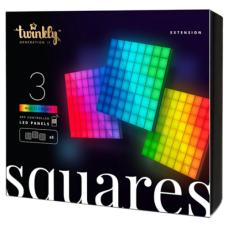 Twinkly Squares Smart LED Panels Expansion pack (3 panels) , Twinkly , Squares Smart LED Panels Expansion pack (3 panels) , RGB – 16M+ colors