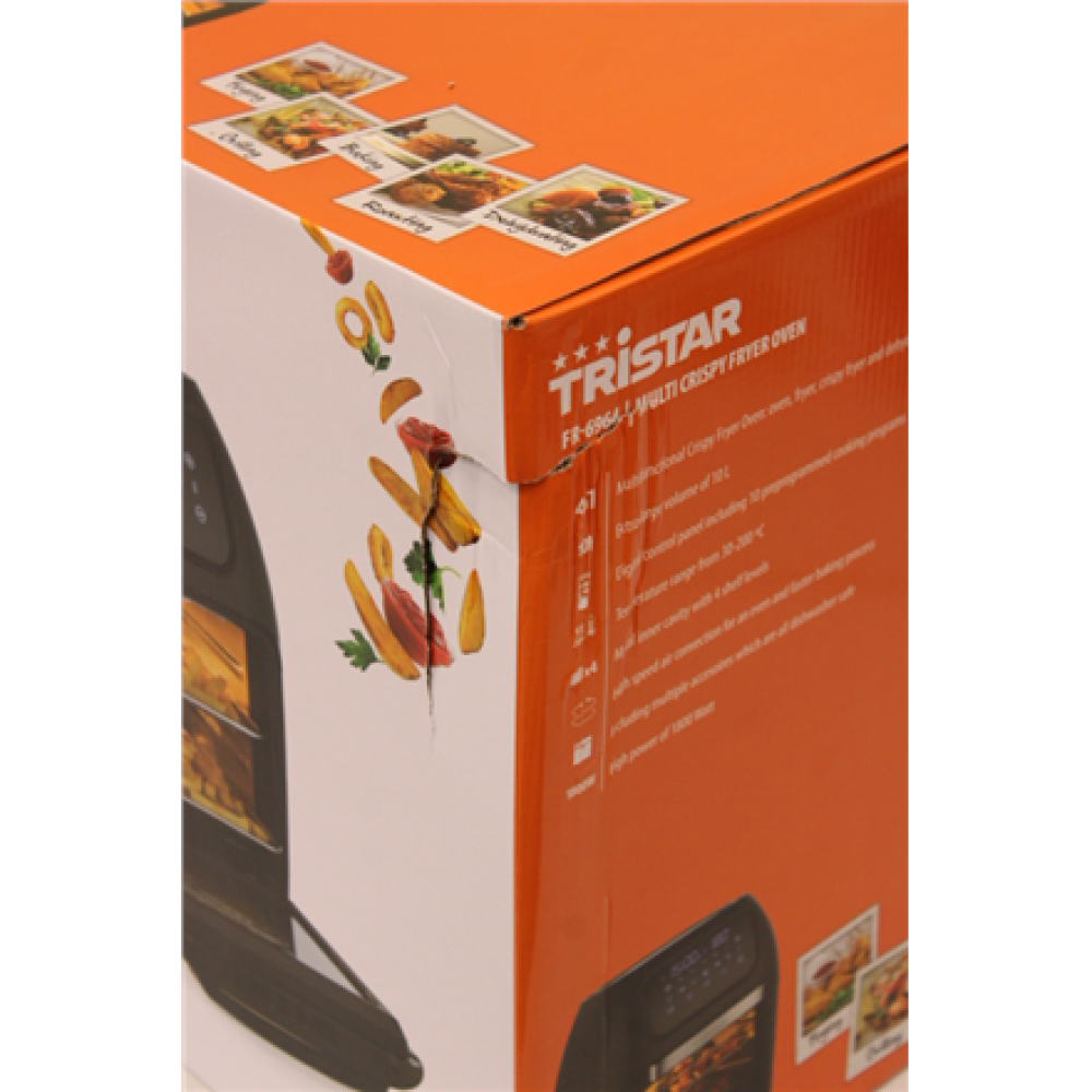 SALE OUT. , Tristar , Multi Crispy Fryer Oven , FR-6964 , Power 1800 W , Capacity 10 L , Black , DAMAGED PACKAGING