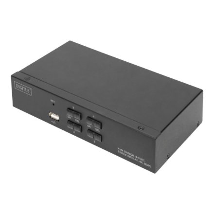 Digitus , KVM Switch, 4 Port, Single Display, 4K, HDMI , DS-12880