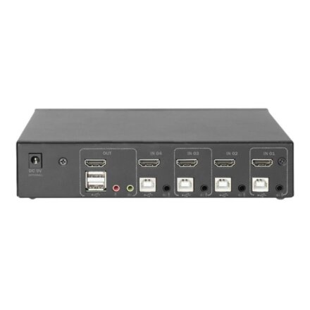 Digitus , KVM Switch, 4 Port, Single Display, 4K, HDMI , DS-12880