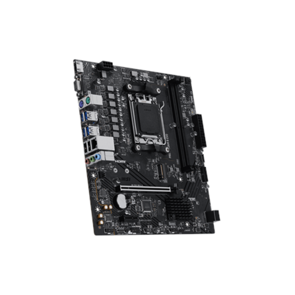 MSI PRO A620AM-B EVO , Processor family AMD , Processor socket AM5 , DDR5 , Supported hard disk drive interfaces SATA, M.2 , Number of SATA connectors 2