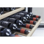 Caso , Wine cooler , WineSafe 18 EB , Energy efficiency class G , Built-in , Bottles capacity Up to 18 bottles , Cooling type Compressor technology , Stainless steel