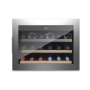 Caso Wine cooler WineSafe 18 EB Energy efficiency class G, Built-in, Bottles capacity Up to 18 bottles, Cooling type Compressor technology, Stainless steel