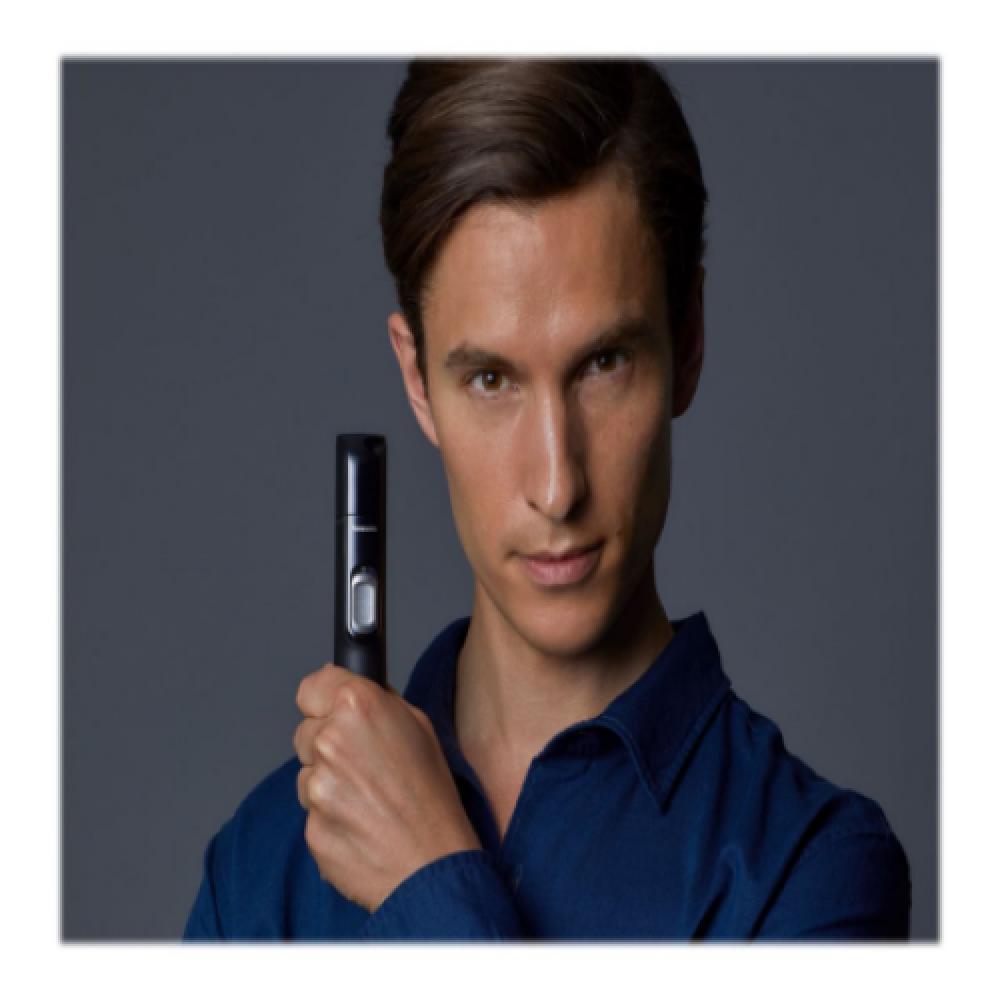 Panasonic Nose & Ear Hair Trimmer with Vortex Cleaning System , ERGN300K503 , Nose and ear trimmer , Wet & Dry