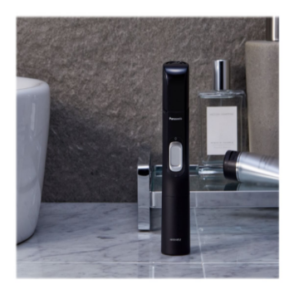 Panasonic Nose & Ear Hair Trimmer with Vortex Cleaning System , ERGN300K503 , Nose and ear trimmer , Wet & Dry