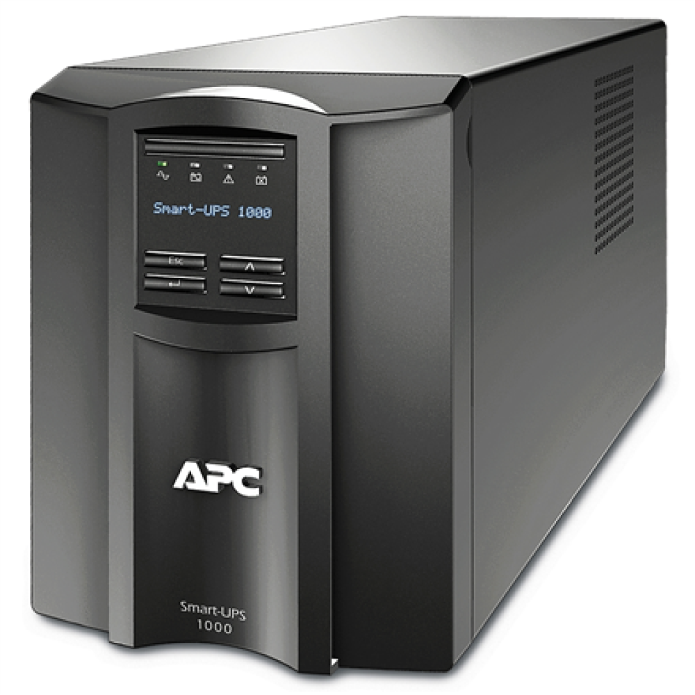 Schneider Electric APC Smart-UPS, Tower, 8x IEC C13 outlets, SmartConnect Port+SmartSlot, AVR, LCD , SMT1000IC , 1000 VA , 700 W , 230 V