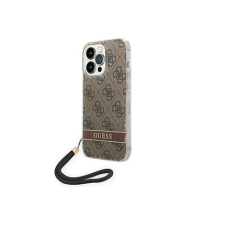 GUESS , GUOHCP14LH4STW , Back cover , Apple , iPhone 14 Pro , Plastic , Brown
