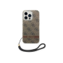 GUESS , GUOHCP14LH4STW , Back cover , Apple , iPhone 14 Pro , Plastic , Brown