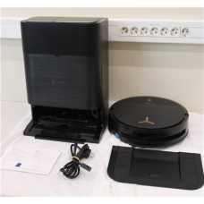 SALE OUT. Ecovacs Robotic Vacuum Cleaner , DEEBOT X9 PRO OMNI , Wet&Dry , Li-ion , 6400 mAh , Dust capacity 0.22 L , 16600 Pa , Black , DAMAGED PACKAGING, USED, DIRTY, SCRATCHED