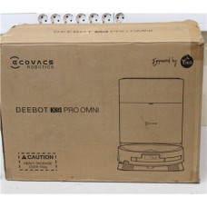 SALE OUT. Ecovacs Robotic Vacuum Cleaner , DEEBOT X9 PRO OMNI , Wet&Dry , Li-ion , 6400 mAh , Dust capacity 0.22 L , 16600 Pa , Black , DAMAGED PACKAGING, USED, DIRTY, SCRATCHED