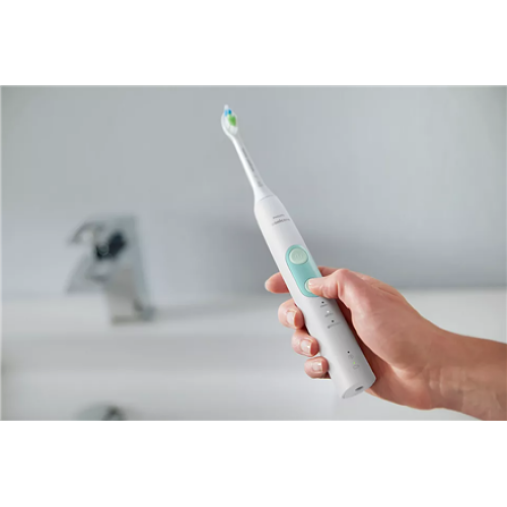 Philips , Electric Toothbrush , HX6857/28 Sonicare ProtectiveClean 5100 , Rechargeable , For adults , Number of brush heads included 1 , Number of teeth brushing modes 3 , Sonic technology , White