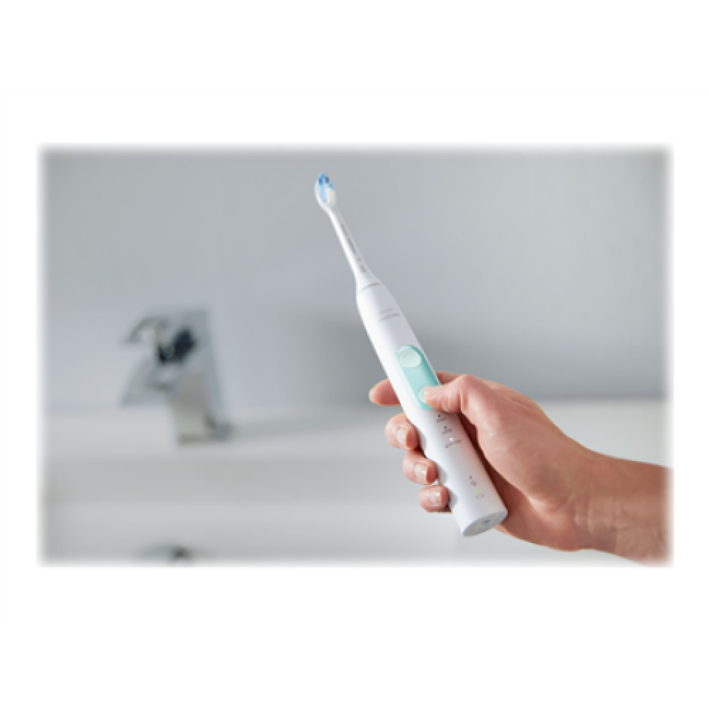 Philips , Electric Toothbrush , HX6857/28 Sonicare ProtectiveClean 5100 , Rechargeable , For adults , Number of brush heads included 1 , Number of teeth brushing modes 3 , Sonic technology , White