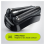 Braun , Shaver , 300s , Operating time (max) 30 min , Black/Green