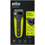 Braun , Shaver , 300s , Operating time (max) 30 min , Black/Green