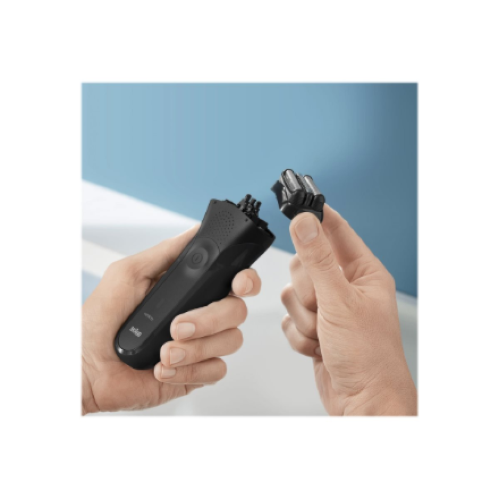 Braun , Shaver , 300s , Operating time (max) 30 min , Black/Green