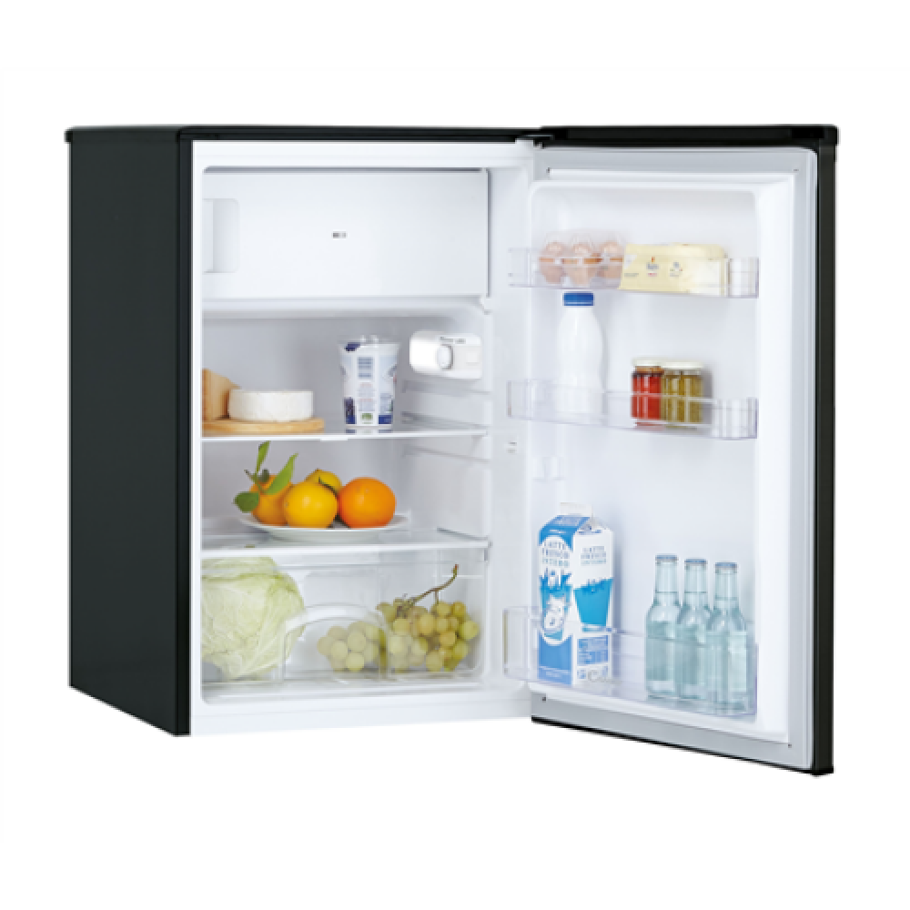 Candy , CCTOS 542BN , Refrigerator , Energy efficiency class F , Free standing , Larder , Height 85 cm , Fridge net capacity 95 L , Freezer net capacity 14 L , 40 dB , Black