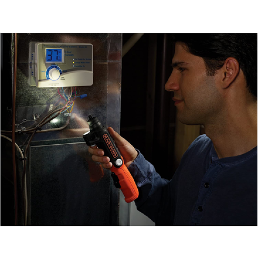 BLACK & DECKER Cordless screwdriver , BDCSFL20C-QW , 3.6 V , 1.5 Ah , Li-Ion