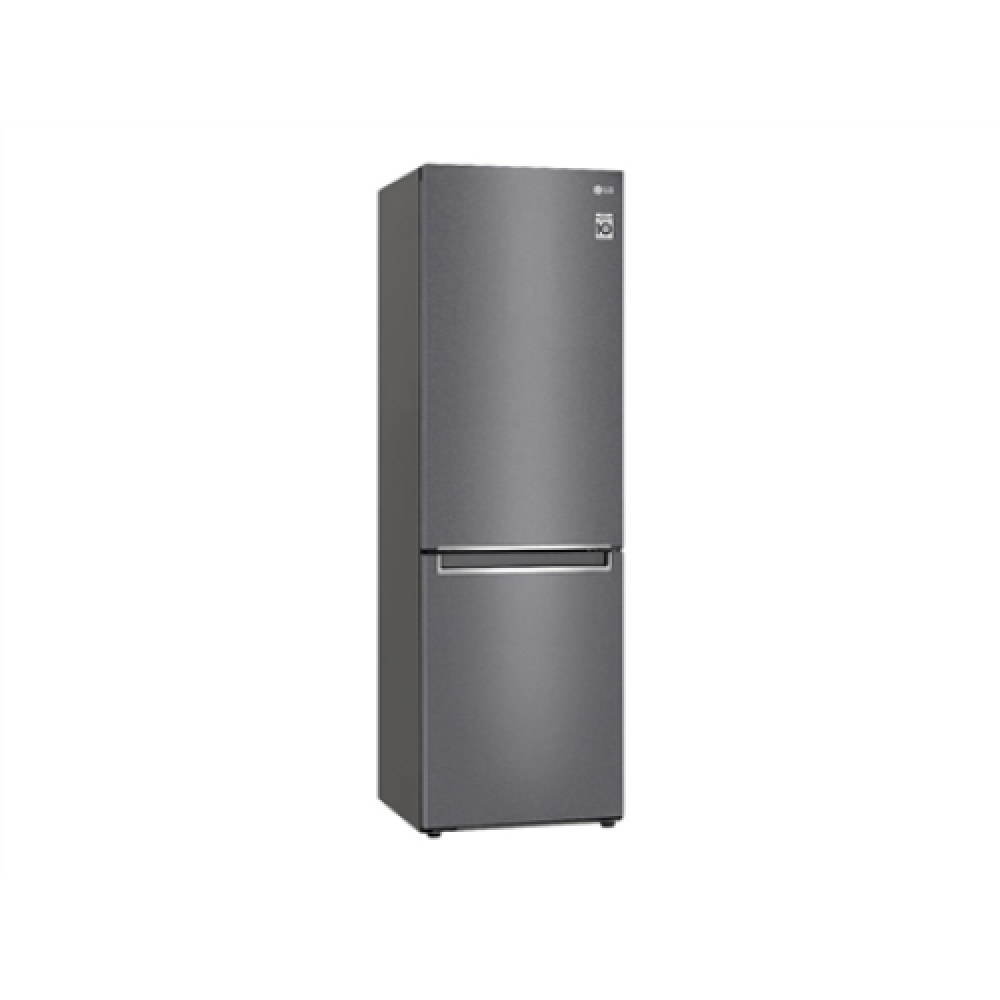 LG Refrigerator GBB61DSJMN Energy efficiency class E, Free standing, Combi, Height 186 cm, Fridge net capacity 234 L, Freezer net capacity 107 L, Display, 36 dB, Stainless steel