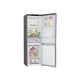 LG Refrigerator GBB61DSJMN Energy efficiency class E, Free standing, Combi, Height 186 cm, Fridge net capacity 234 L, Freezer net capacity 107 L, Display, 36 dB, Stainless steel