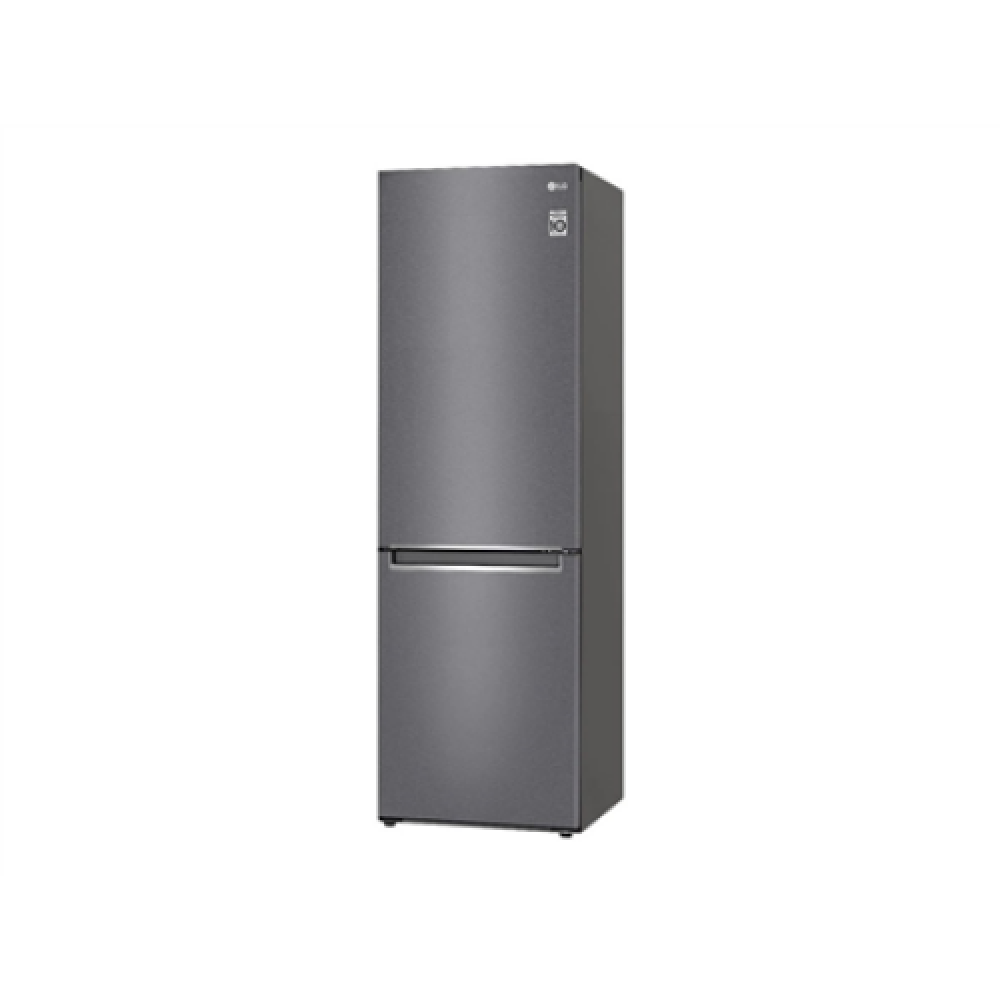 LG Refrigerator GBB61DSJMN Energy efficiency class E, Free standing, Combi, Height 186 cm, Fridge net capacity 234 L, Freezer net capacity 107 L, Display, 36 dB, Stainless steel