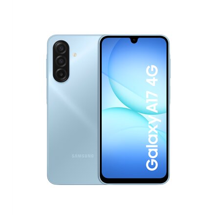 Samsung , Galaxy , A17 , Blue , 6.7 , Super AMOLED , 1080 x 2340 pixels , Mediatek , Helio G99 , Internal RAM 4 GB , 128 GB , Dual SIM , MicroSD , 3G , 4G , Main camera resolution 50 MP , Secondary camera resolution 5 MP , Android , 5000 mAh
