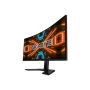 Gigabyte , Gaming Monitor , G34WQC A , 34 , VA , QHD , 21:9 , 144 Hz , 1 ms , 3440 x 1440 pixels , 350 cd/m² , HDMI ports quantity 2 , Black , Warranty 36 month(s)