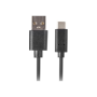 CA-USBO-20CU-0010-BK Lanberg USB Type-C to USB Type-A 2.0 Cable Black QC 3.0, 1 m , CA-USBO-20CU-0010-BK , USB Type-C to USB Type-A