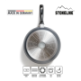 Stoneline , 19047 , Made in Germany pan , Frying , Diameter 28 cm , Suitable for induction hob , Fixed handle , Anthracite