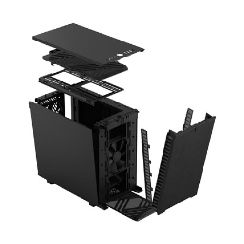 Fractal Design , Define 7 Nano , Side window , Black Solid , Mini ITX, Mini-DTX , Power supply included No , ATX