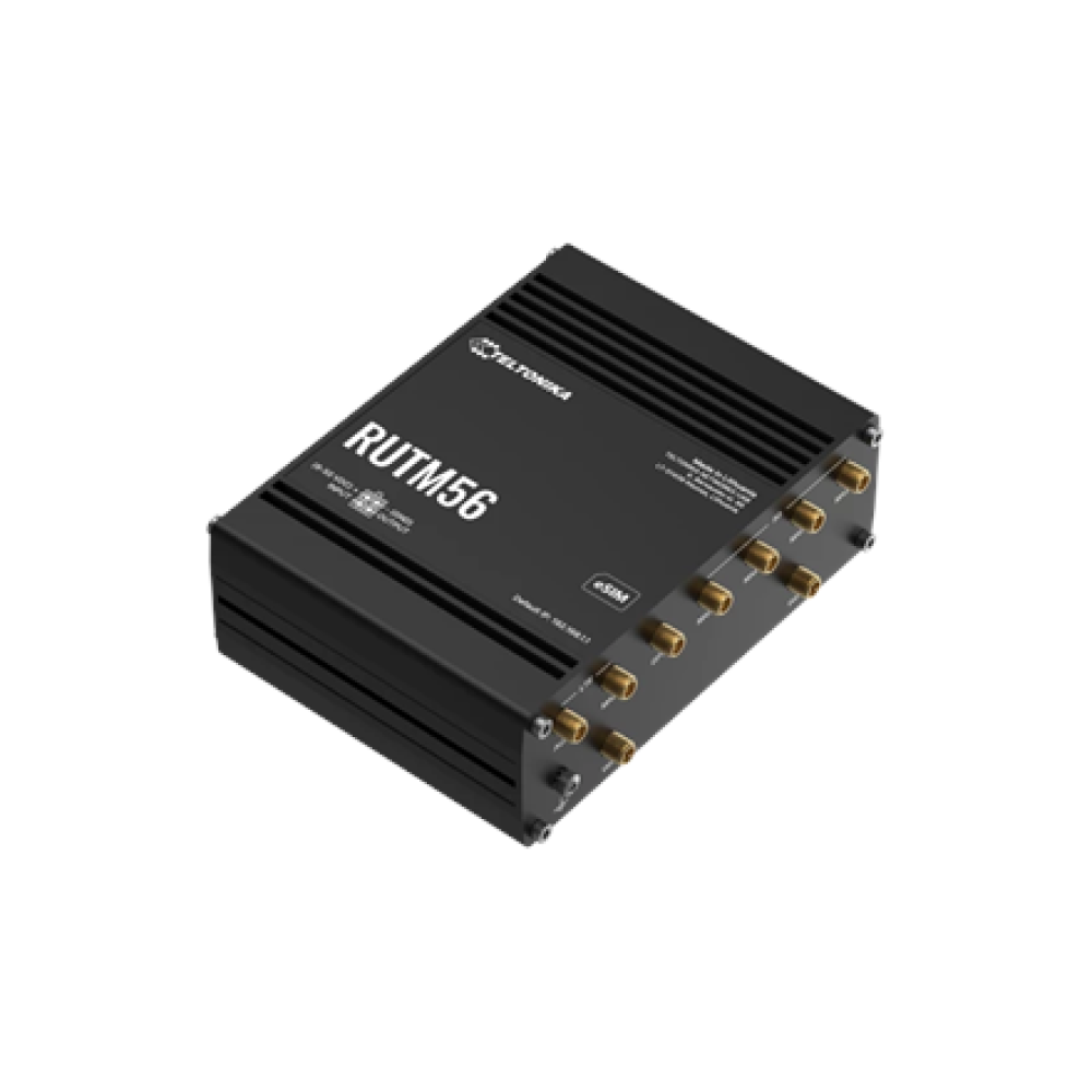 Teltonika Dual Modem Router , RUTM56 , 802.11ac , 10/100/1000 Mbit/s , Ethernet LAN (RJ-45) ports 4 , Mesh Support Yes , MU-MiMO Yes , No mobile broadband