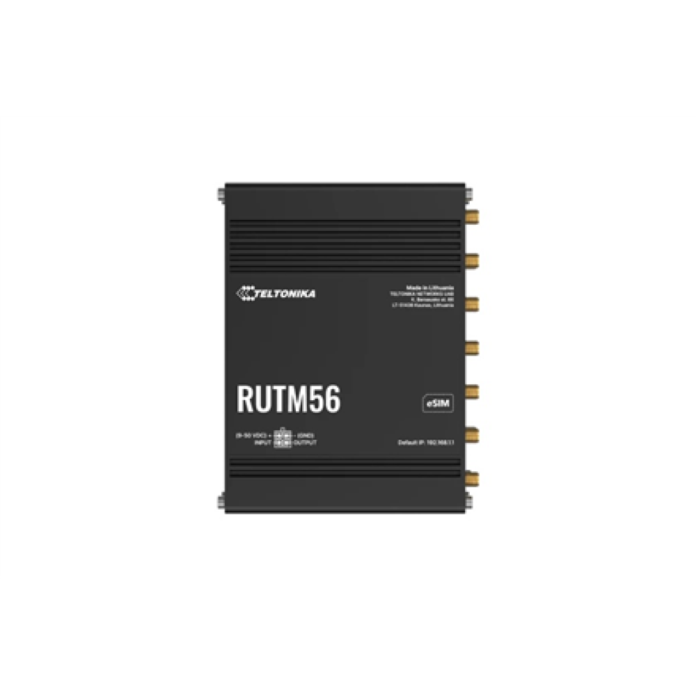 Teltonika Dual Modem Router , RUTM56 , 802.11ac , 10/100/1000 Mbit/s , Ethernet LAN (RJ-45) ports 4 , Mesh Support Yes , MU-MiMO Yes , No mobile broadband