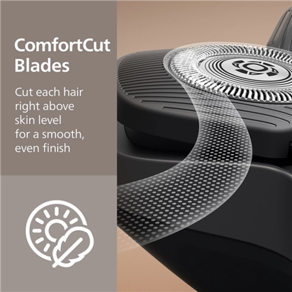 Philips Head Shaver , Pro 5000 Series HS5980/15 , Operating time (max) 60 min , Wet & Dry , Lithium , Deep Black